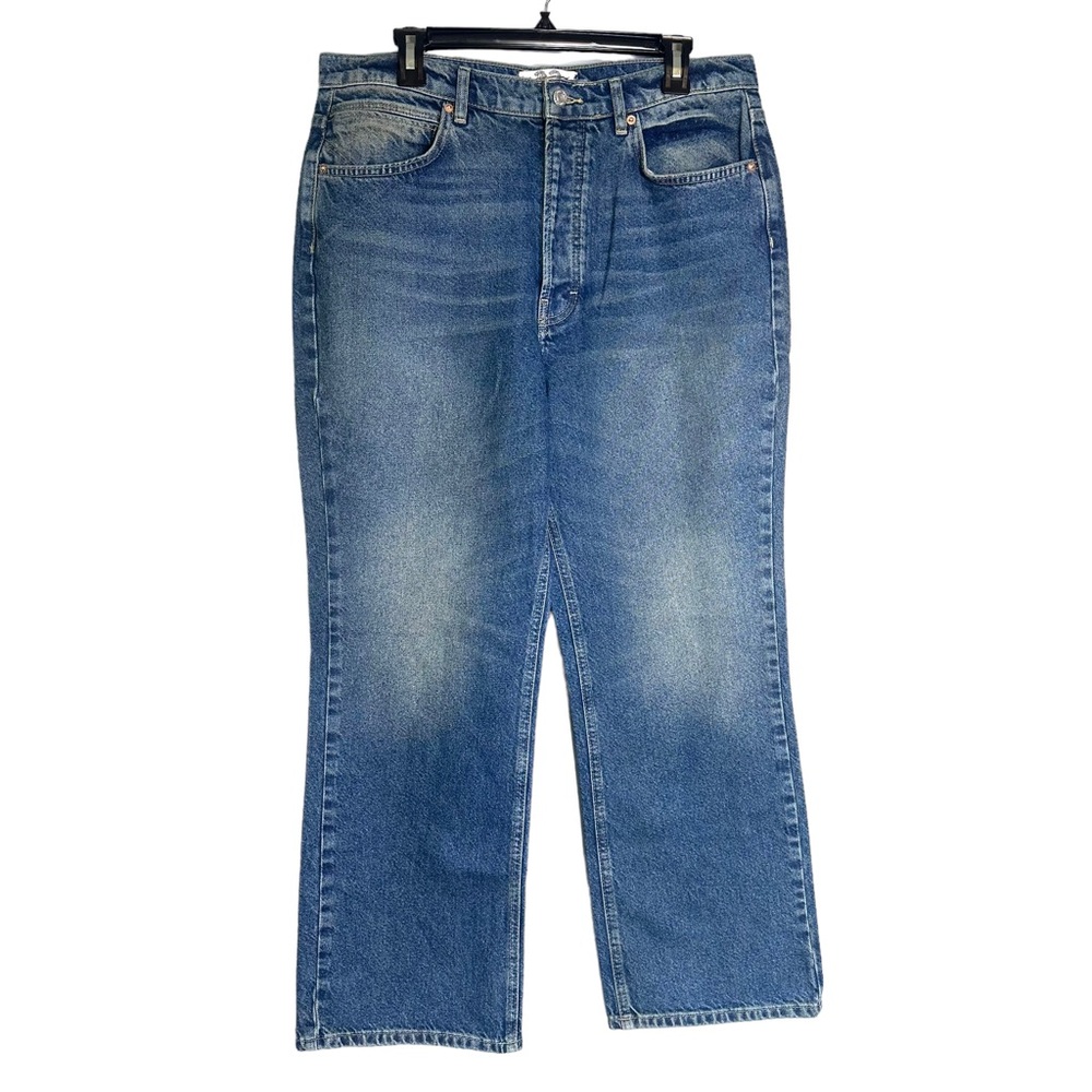 Free People Straight Leg High Rise Button Fly Jeans NWOT Size 32